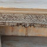 Old wooden furniture with niches