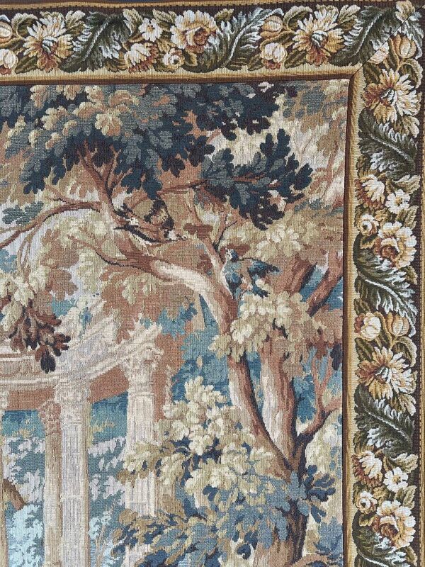 Tapisserie Murale , Scène Romantique Avec Ruines Antiques