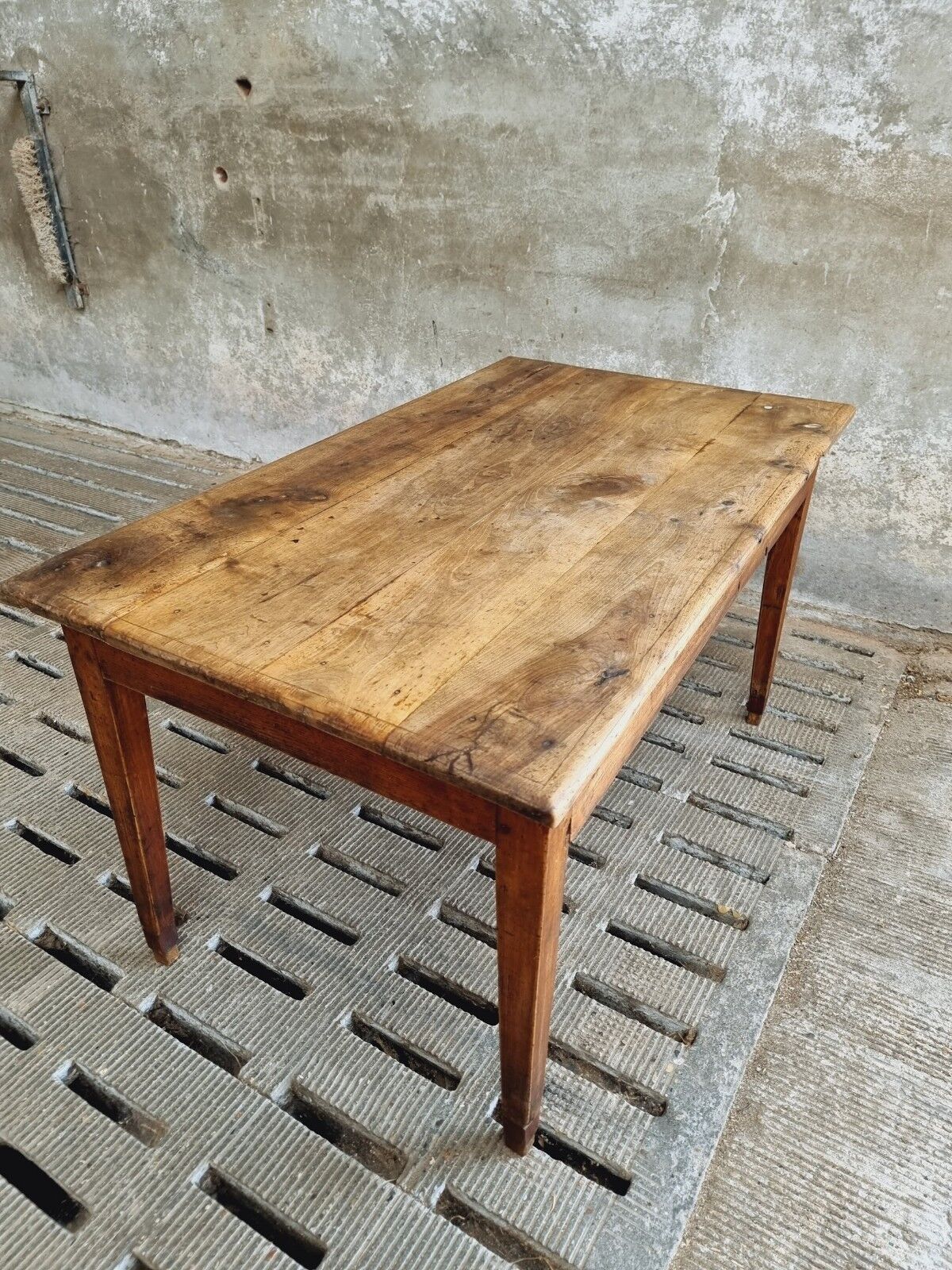 Antique farmhouse table French dining table