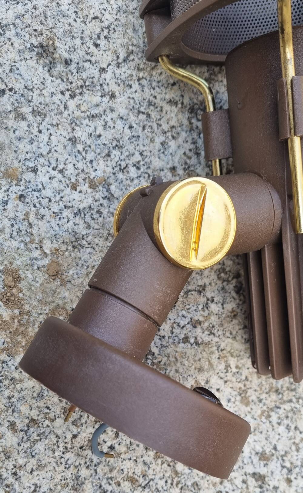 Pair of vintage wall lights from the 70s, HUSTADT LEUCHTEN