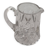 Carafe, crystal pitcher signed Saint Louis
