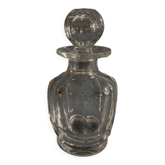 Large crystal perfume bottle by Baccarat, Malmaison model