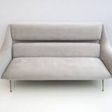 Canapé moderne italien du milieu du siècle en velours pour Minotti, Gigi Radice, 1950s