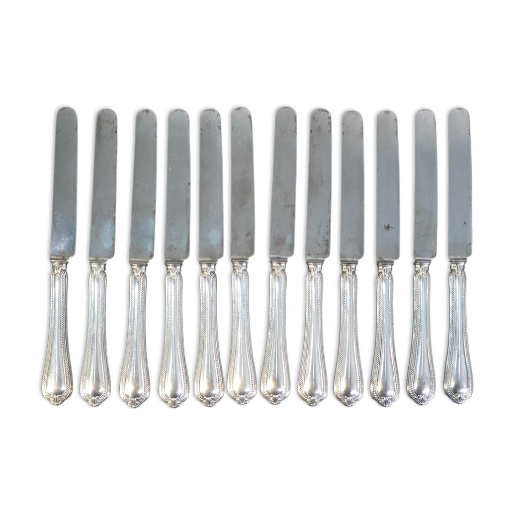 ANCIEN COUTEAU A Fromage Argent Massif Minerve EUR 25,00 - PicClick FR