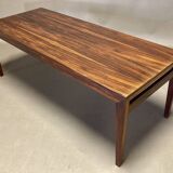 Scandinavian design rosewood coffee table 1950.
