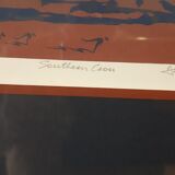 Engraving Signed by Aschley Manluy " Southern Cross "