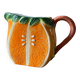 Pichet barbotine orange