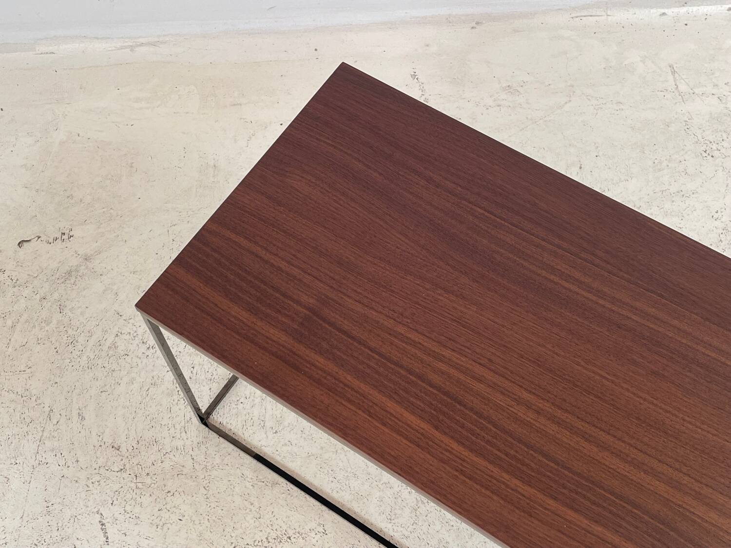 Contemporary teak side table or end table