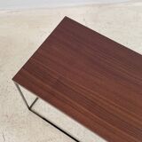 Contemporary teak side table or end table