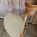Rattan floor lamp