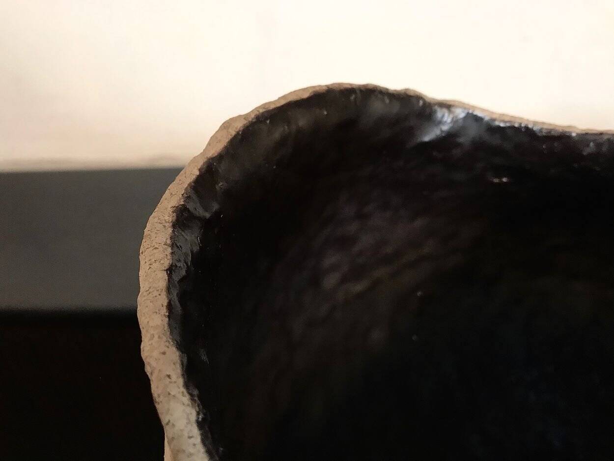 Sculptural studio ceramic art pottery vase, Germany 1966