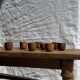 Mini cup, saucer or egg cup in teak H5 D5