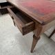 Louis XVI style desk in stained beech, 20th century.