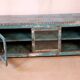 Old low sideboard, tv stand in original blue patina burmese teak