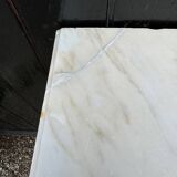 Louis XVI Style Fireplace In Statuary White Marble Circa 1880