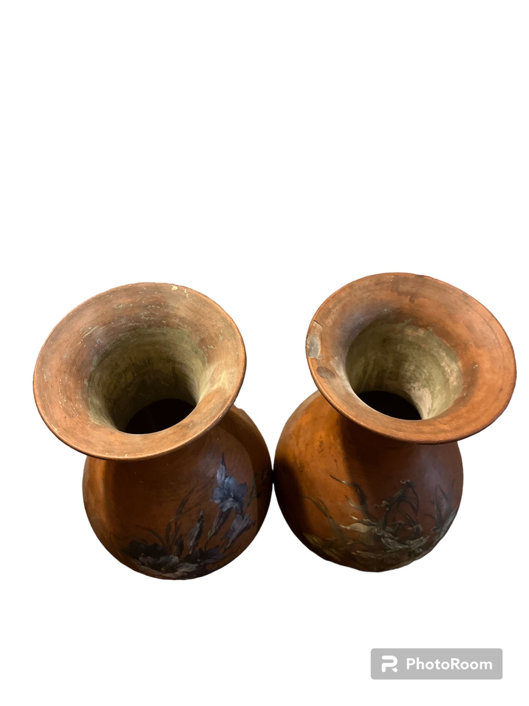Vases en terre cuite