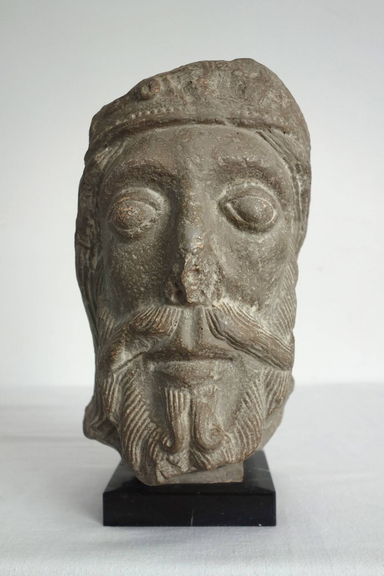 Tête Assyrienne Musée du Louvre Vers 1950