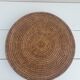 Large vintage 70s rattan top