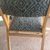 Completely restored feet compass armchair