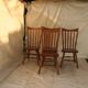 Lot de 4chaises model country americaines  de jdv