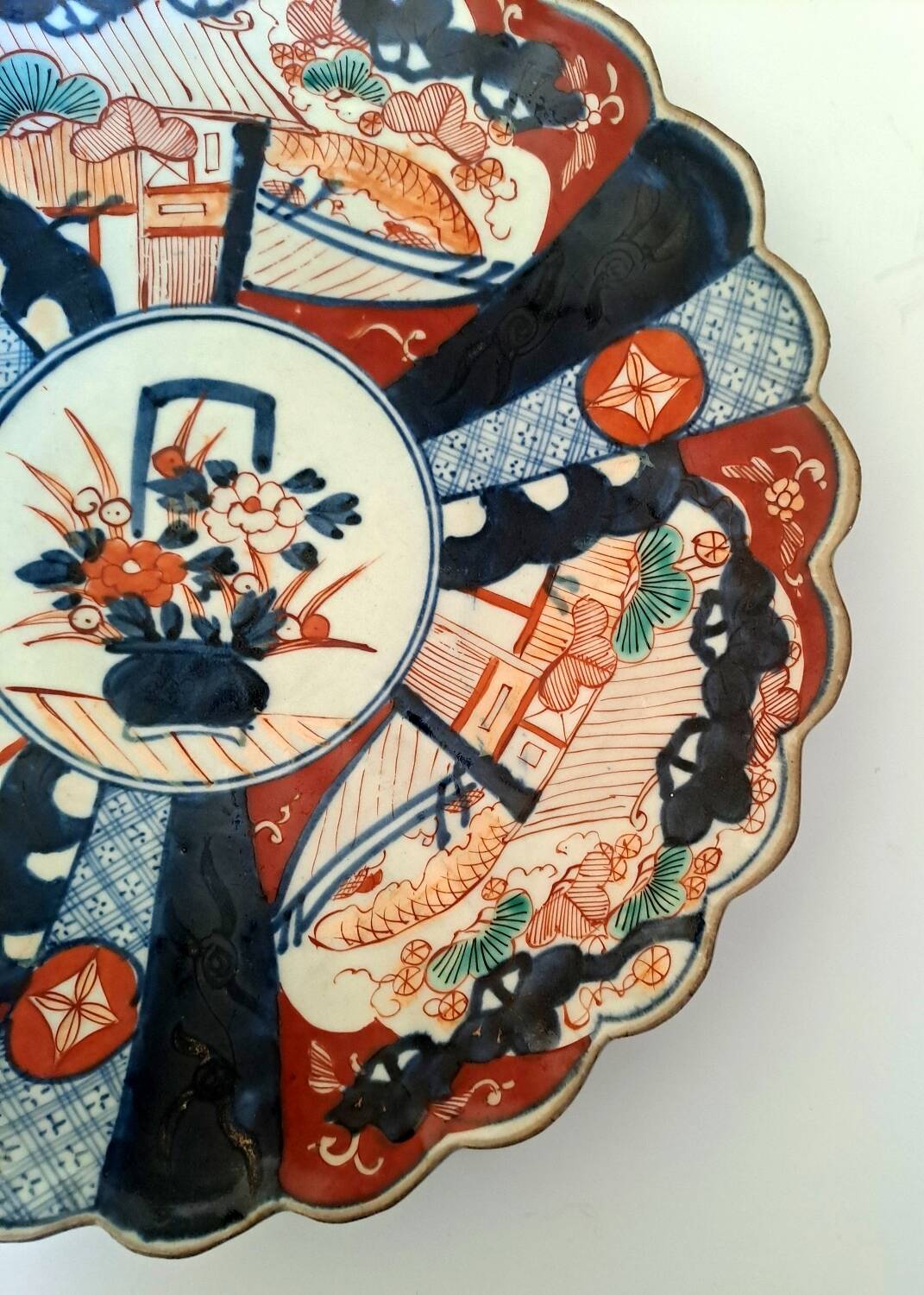 Imari porcelain plate 19th century