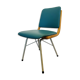 Chaise de salle à manger turquoise par TON, Tchécoslovaquie 1960