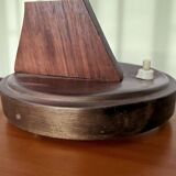 Lampe de bureau en bois, milieu XXème