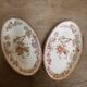 2 earthenware raviers by Sarreguemines