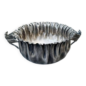 coupe à fruits argenté - art