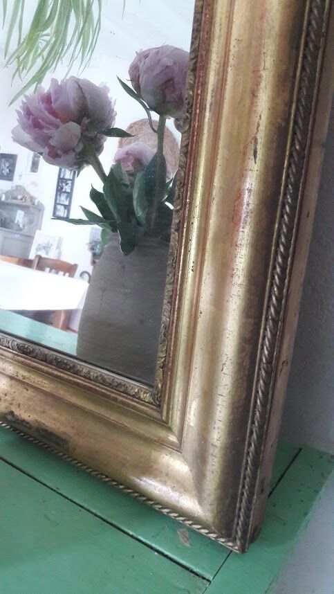 Gold foil mirror 90x78