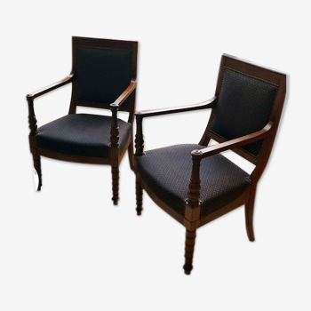 Pair of armchairs Jacob Brothers Rue Meslée