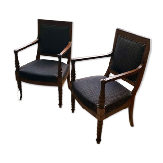 Pair of armchairs Jacob Brothers Rue Meslée