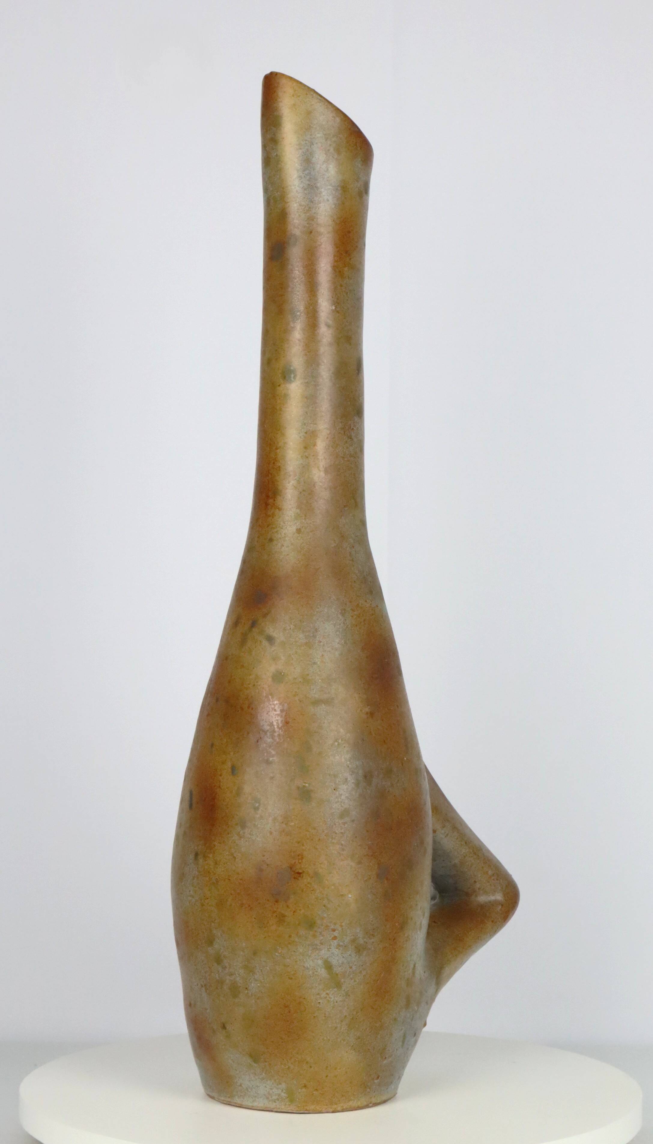 Ceramic vase by Agnès Escala Vallauris 1970