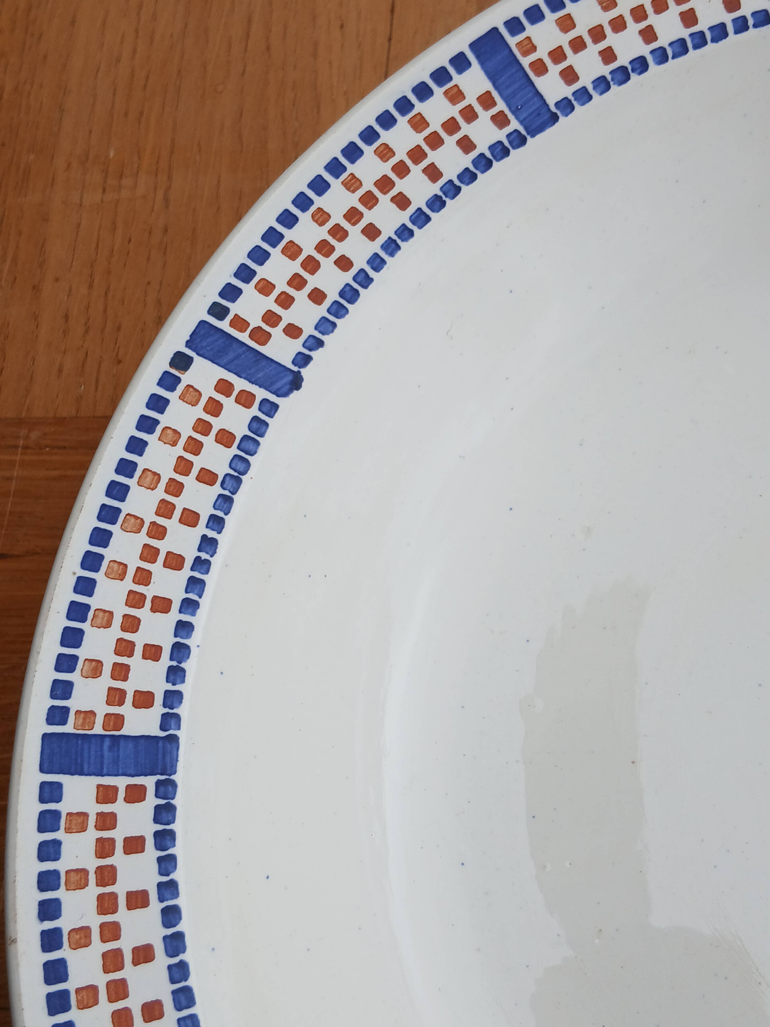 Antique vegetable serving tray