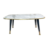 Vintage coffee table 1970 marble effect