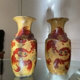 Pair of ancient Chinese vases