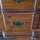 Double drop-leaf commode - Chippendale, Mahogany - Cherry wood