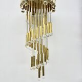 Mid-century design hanging lamp by Ernst Palme , Germany , 1970s