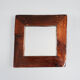 Vintage Spanish brutalist mirror, 1970s.