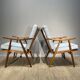 Pair of Thonet armchairs, Czechoslovakia, 1960s