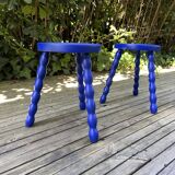Pair of twisted stools or tables