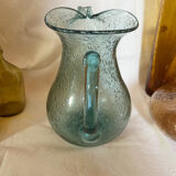 Bubbled glass decanter