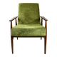 Fauteuil Fox Vintage Vert Olive, 1970s