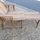 Chaise longue rotin