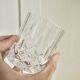 Glass whisky carafe with 4 glasses