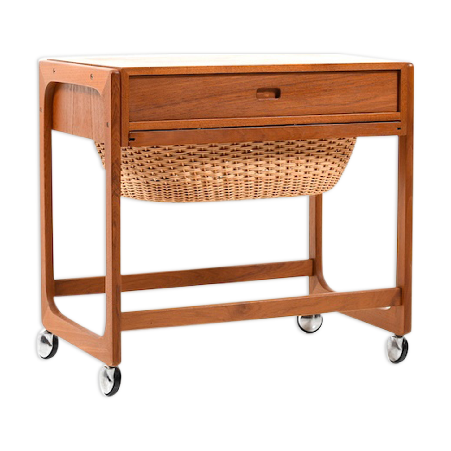 Fine danish Sewing Table in Teak