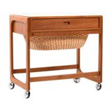 Fine danish Sewing Table in Teak