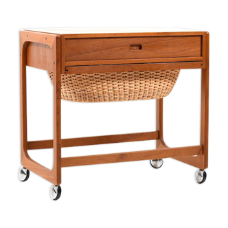 Fine danish Sewing Table in Teak