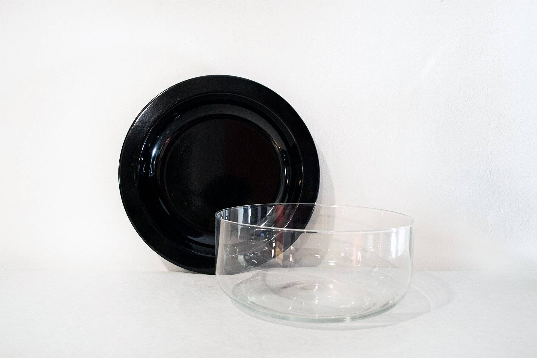 Gianfranco Frattini salad bowl for Progetti, 1970s, set of 2