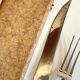 Silver-plated cutlery set with Minerva helmet, Paris